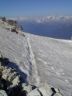 Il nevaio che scende dalla Bocca Alta di Vallesinella